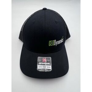 Richardson 112 Trucker Hat Snapback Adjustable GED Dynamics Logo Embroidered‎